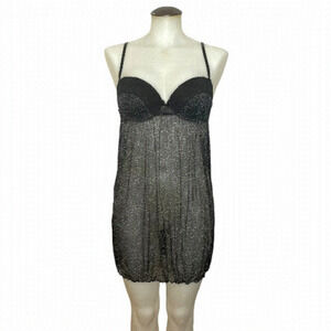 PRINTED Mesh Chemise🖤🖤